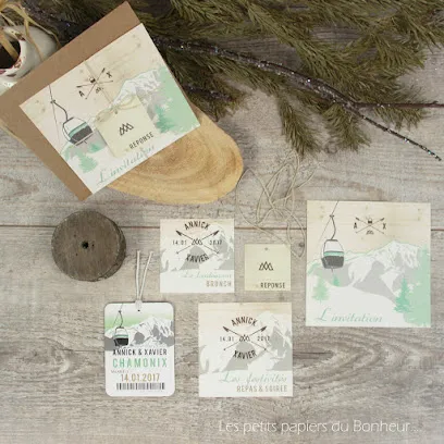 Image de Les petits papiers du bonheur | création faire-part mariage et autre événement